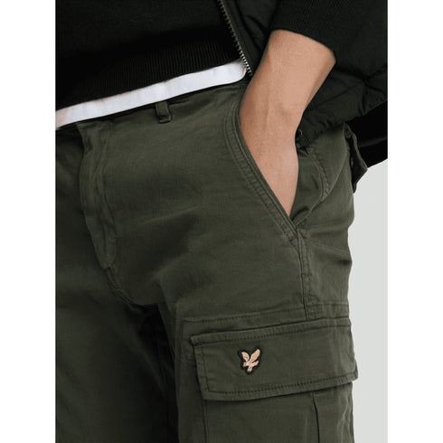 Lyle & Scott Pantaloni Pantaloni cargo con logo eagle 32 A25-LYLE&SCOTTTR2109ITA-077-32 - Francavilla Moda